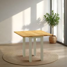 Arundel Ivory Square Drop Leaf Dining Table