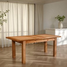 Arundel Light Oak Dining Table With 1 Extension 120-153 X 80