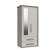 Foxbury 2 Door Combi Robe with Mirror