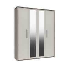 Foxbury 4 Door Robe with 2 Mirrors