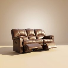 G Plan Chloe 3 Seater Double Recliner in Leather