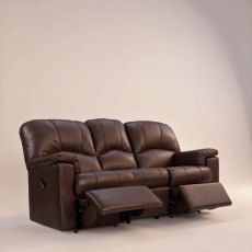 G Plan Chloe 3 Seater Double Recliner in Leather