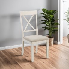 Hadspen Dining Chair Oak and Ivory Hadspen Dining Chair Oak and Ivory