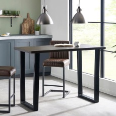 Bristo Bar Table in Dark Oak