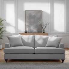 Hoxton Large Two Seater Sofa with Two Scatters in Fabric