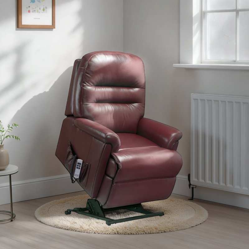 Sherborne Keswick 2 Motor Riser and Recliner Adjustable Lumbar Royale Leather