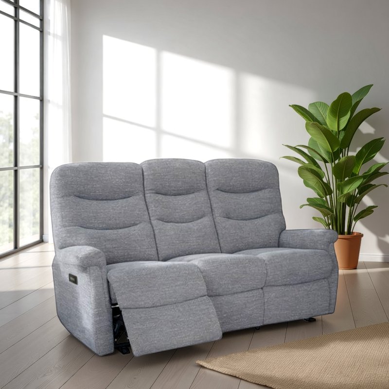 Celebrity Celebrity Hollingwell 3 Seater Recliner Sofa in Aquaclean
