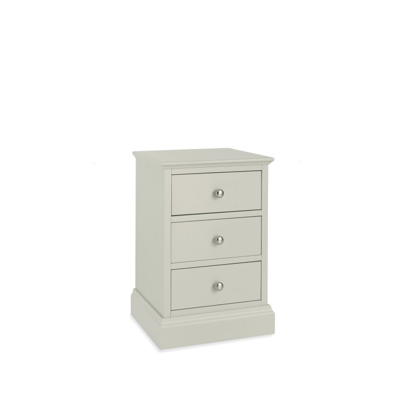 Bentley Designs Ashby Cotton 3 Drawer Nightstand