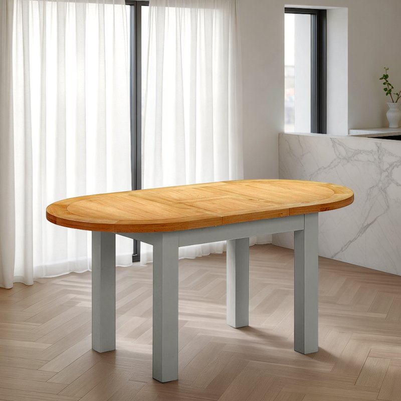 H Collection Arundel D-End Extending Dining Table Other Paint Options