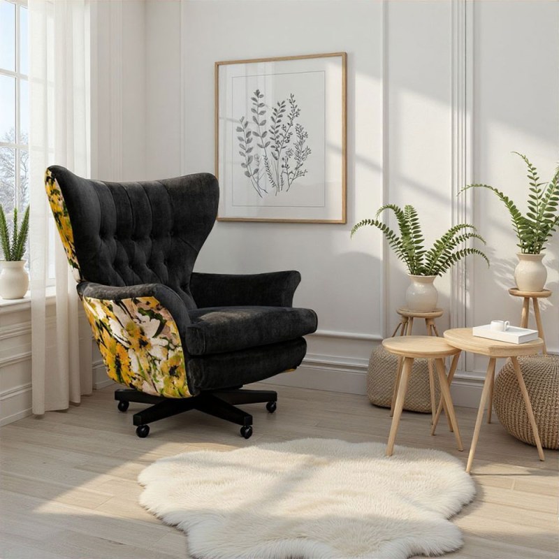 G Plan Vintage G Plan Vintage Broadway Swivel Chair In Fabric