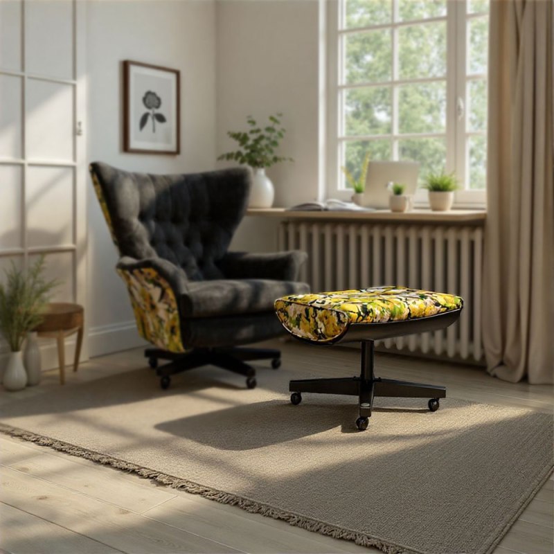 G Plan Vintage G Plan Vintage Broadway Footstool In Fabric