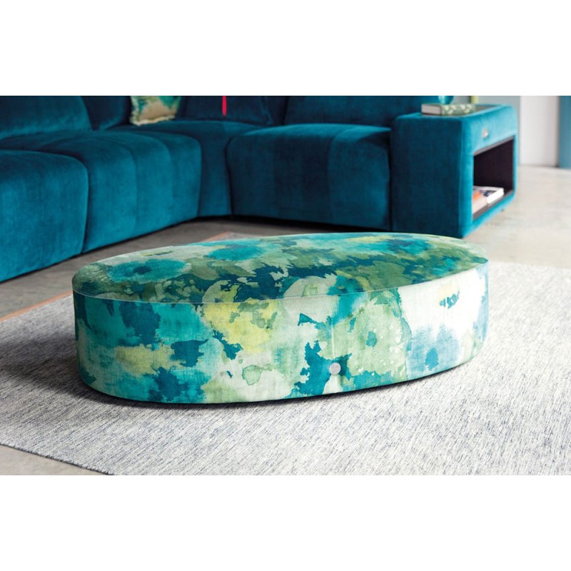 G Plan Vintage G Plan Vintage Allen Oval Footstool In Fabric