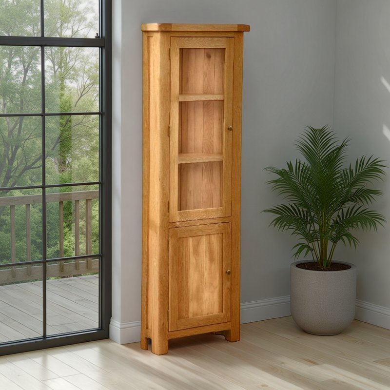 Global Home Salisbury Corner Display Cabinet