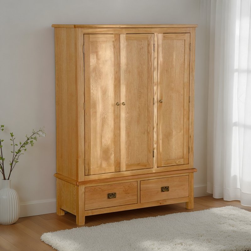 Global Home Salisbury Lite Triple Wardrobe