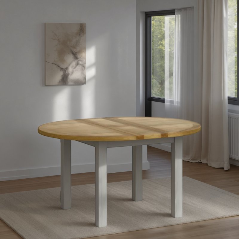 Global Home Guildford Round Extending Dining Table