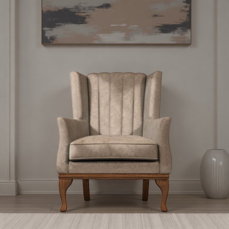 Old Charm Blakeney Armchair in Leather