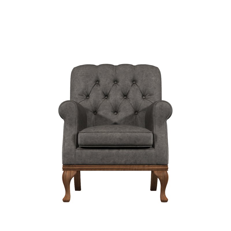 Old Charm Burnham Armchair in Leather