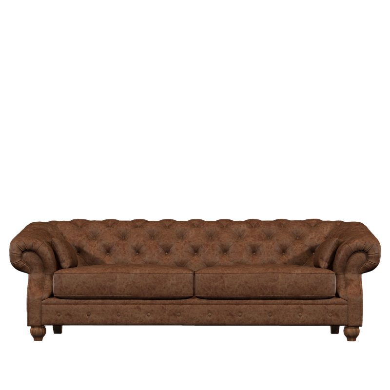Old Charm Deepdale Large Sofa in Leather