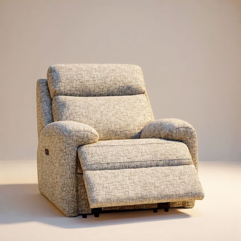 G Plan G Plan Hardy Power Recliner Chair In Fabric