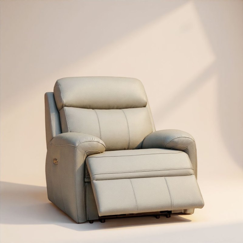 G Plan G Plan Hardy Power Recliner Chair Head Rest and Lumbar In Leather