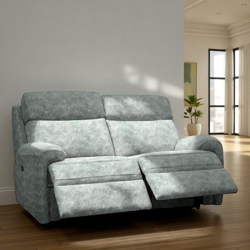 G Plan G Plan Hardy 2 Seater Power Recliner Sofa With Heated Seats In Fabric