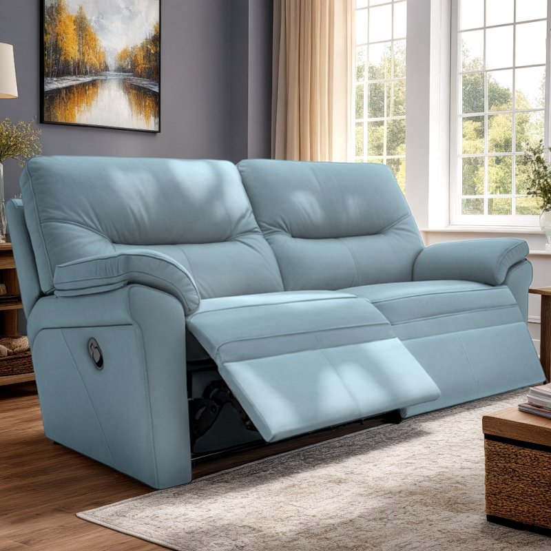 G Plan G Plan Seattle 2.5 Seater Heated Seat Double Recliner in Leather