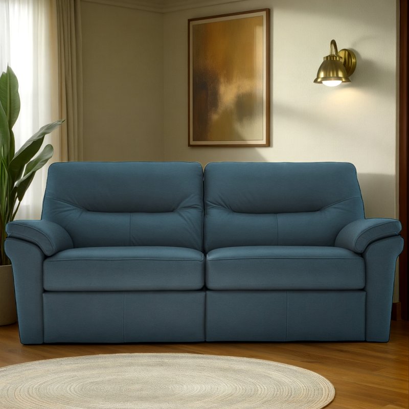 G Plan G Plan Seattle 3 Seater Heated Seat Sofa in Leather