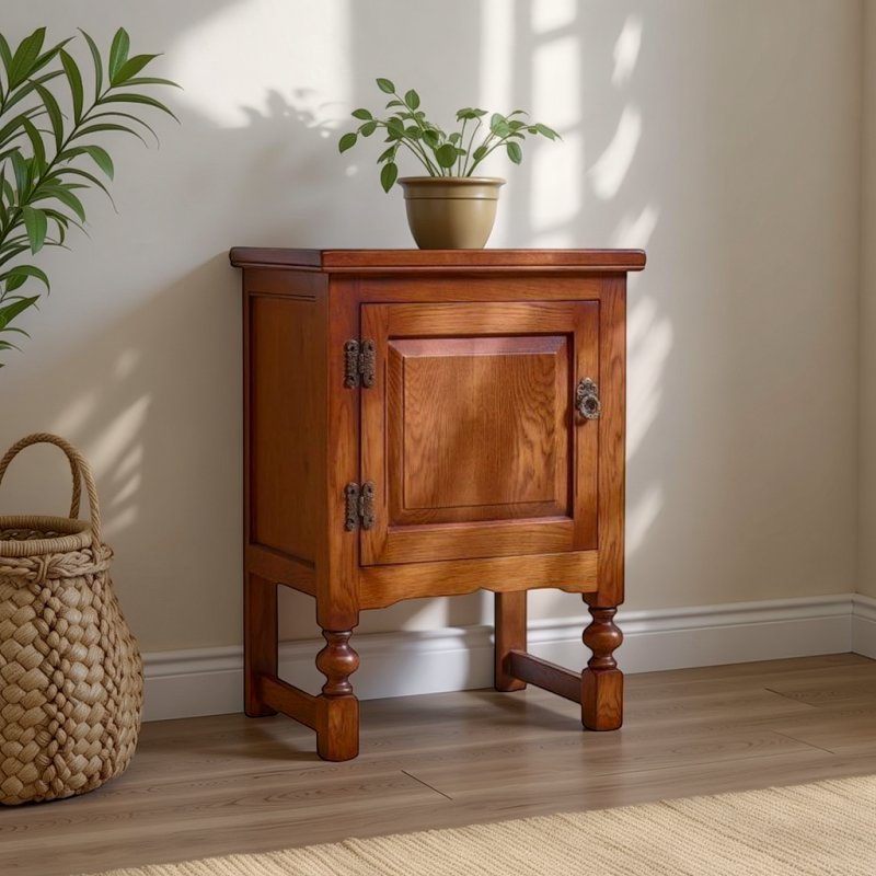 Old Charm Old Charm Single Door Pedestal Cabinet