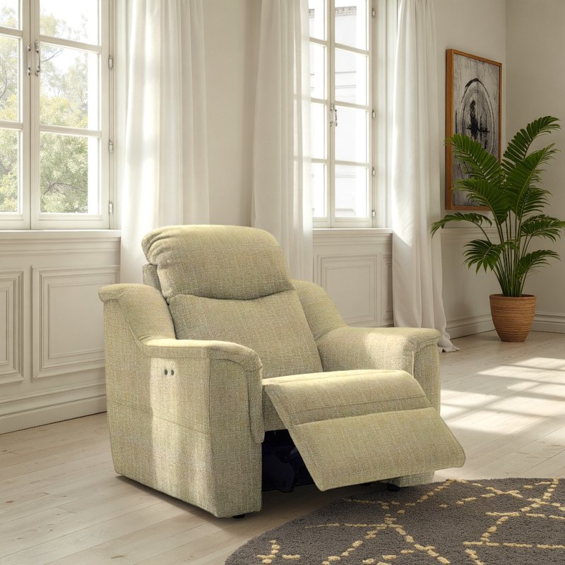 G Plan G Plan Firth Power Recliner Chair in Fabric