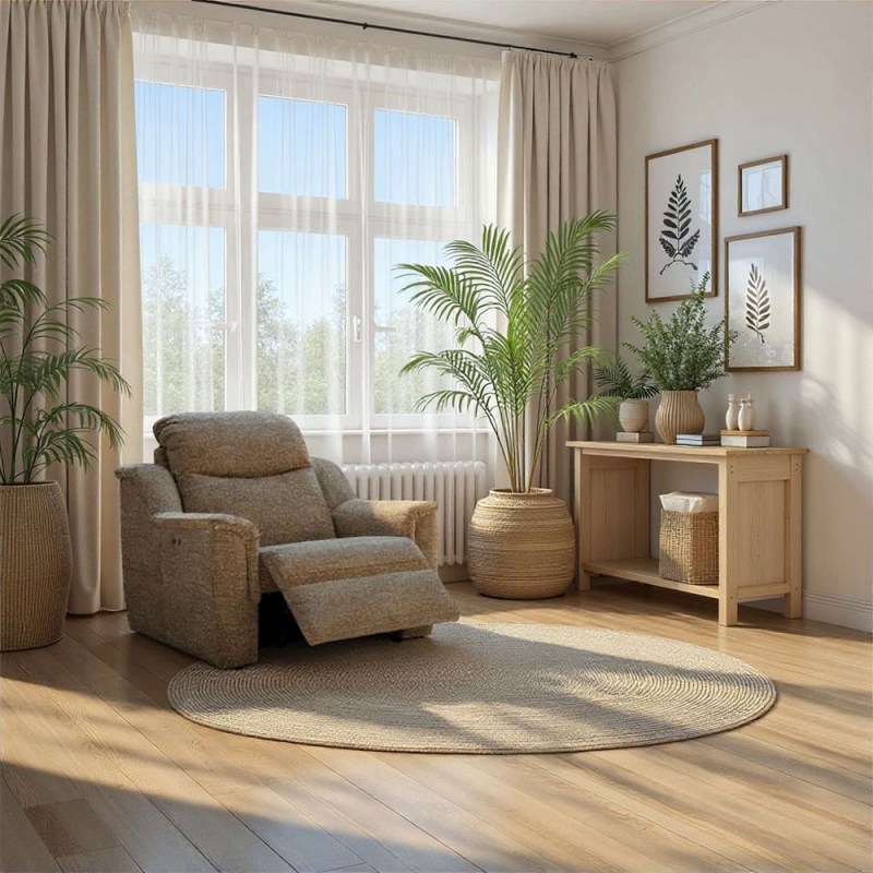 G Plan G Plan Firth Power Recliner Chair in Fabric