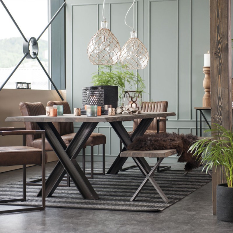 Kristensen Kristensen Forest Dining Table X Legs In Ash