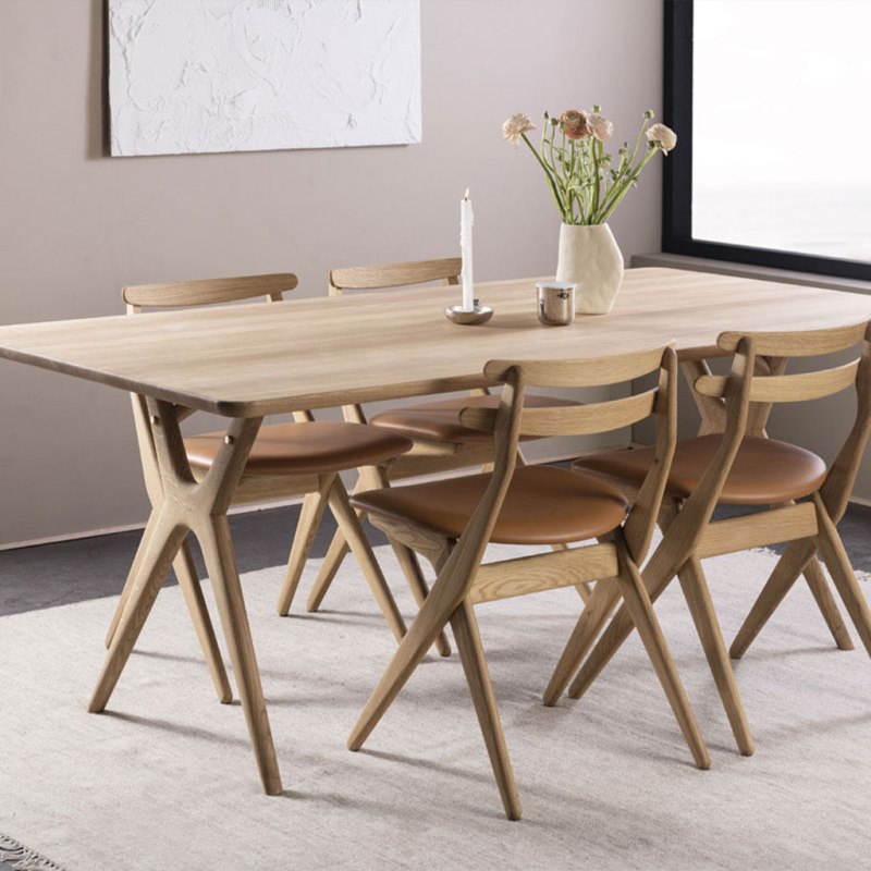 Kristensen Kristensen Amelia Dining Table 180x90 In Oak
