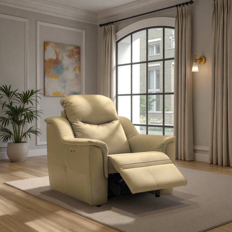 G Plan G Plan Firth Power Recliner Chair in Leather