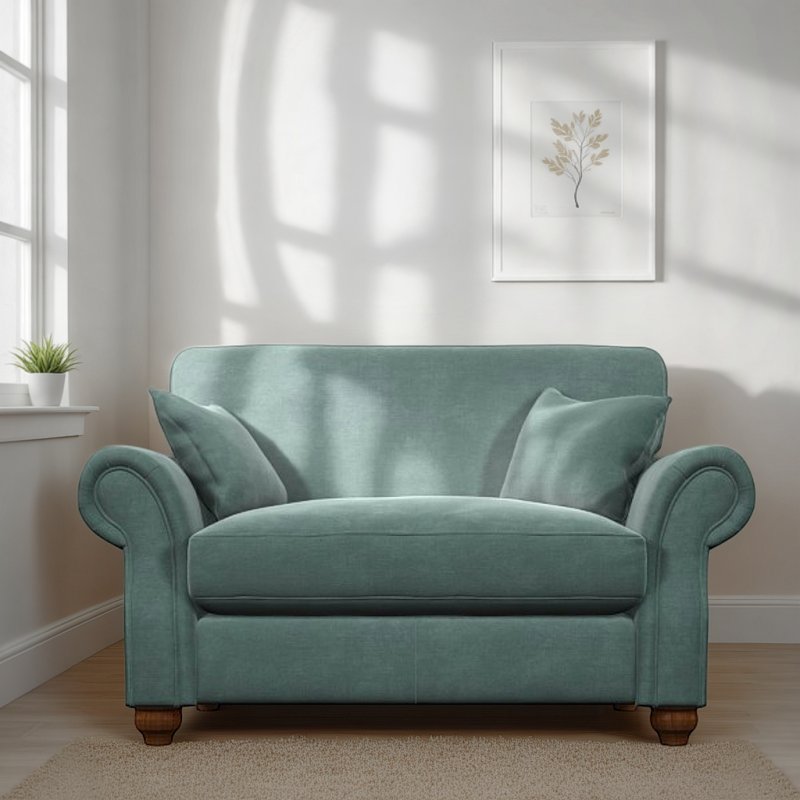 Old Charm Hemingway Love Seat in Fabric