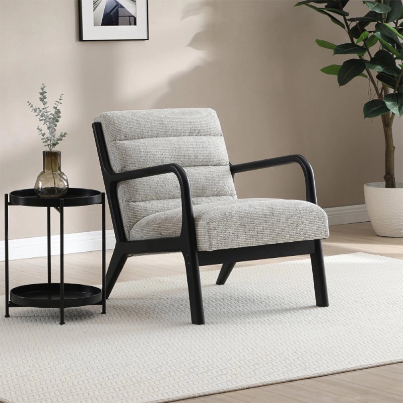 Kyoto Inca Chair With Black Frame In Fabric