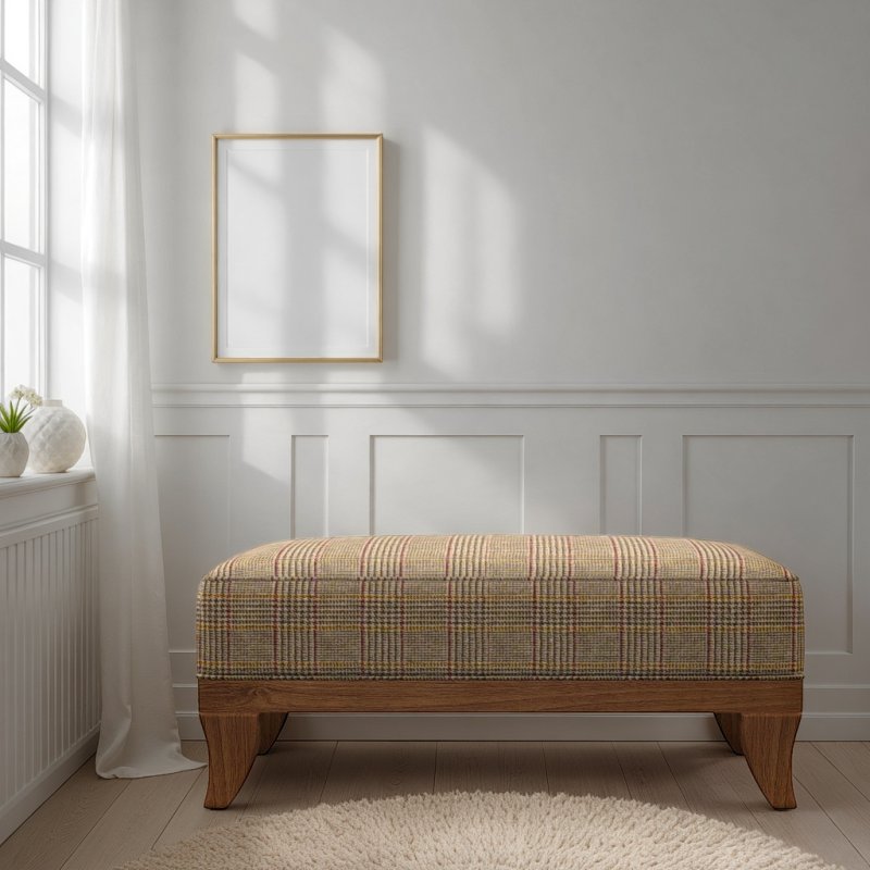 Old Charm Weybourne Footstool in Fabric