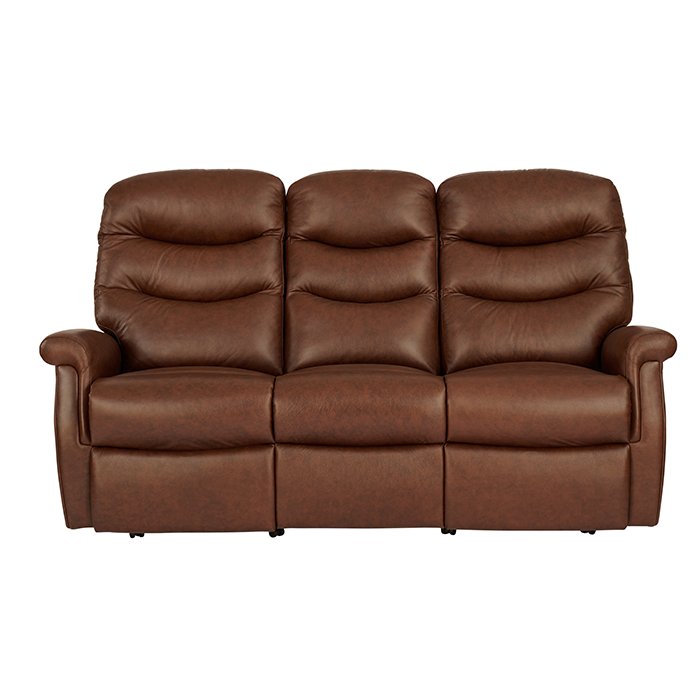 Celebrity Hollingwell Split Fixed 3 Seater Sofa in Leather