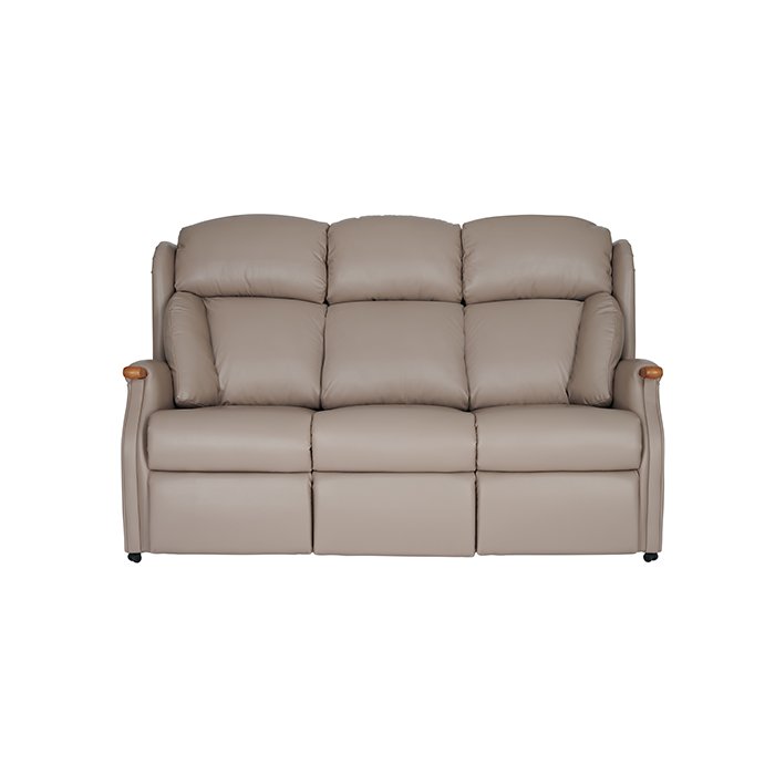 Celebrity Canterbury Split Fixed 3 Seater Sofa in Leather