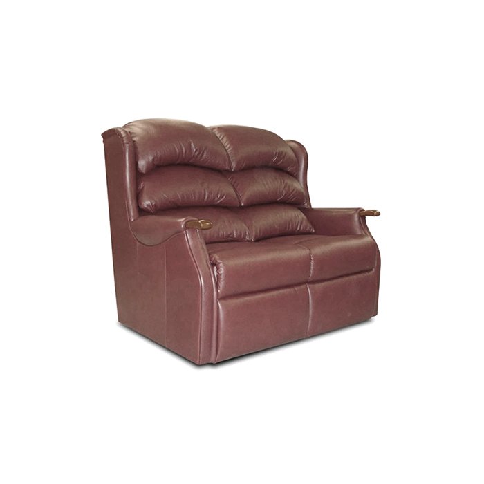 Celebrity Westbury Split Fixed 2 Seater Sofa in Leather