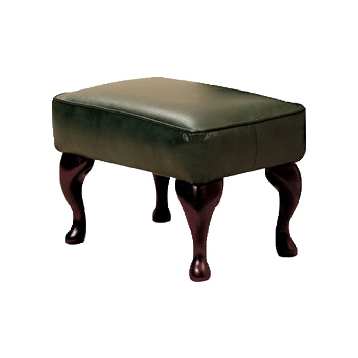 Celebrity Celebrity Legged Footstool in Leather