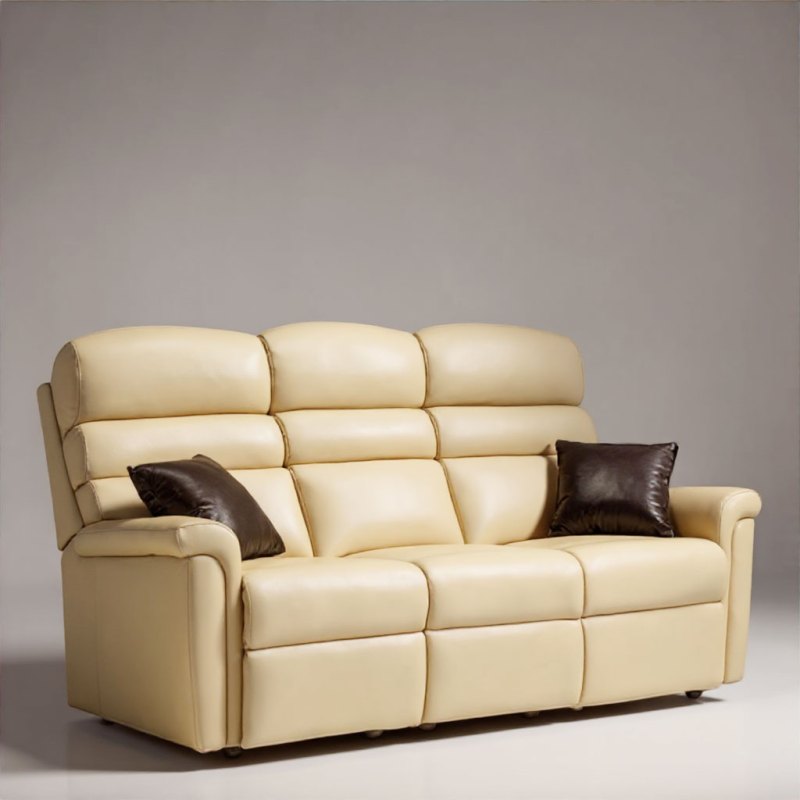Sherborne Comfi-Sit 3 Seater Sofa In Leather