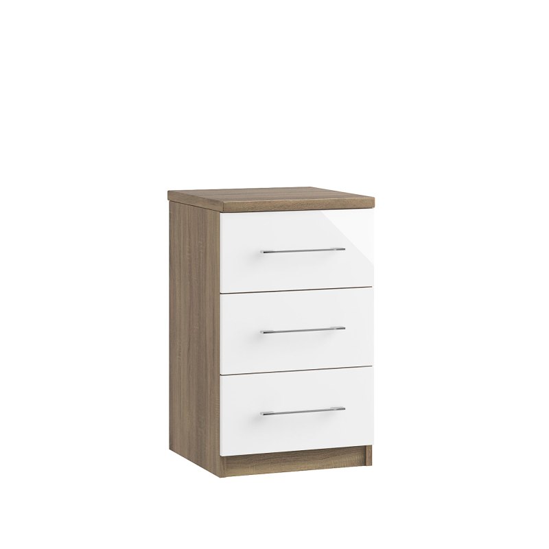 Maysons Catania 3 Drawer Bedside