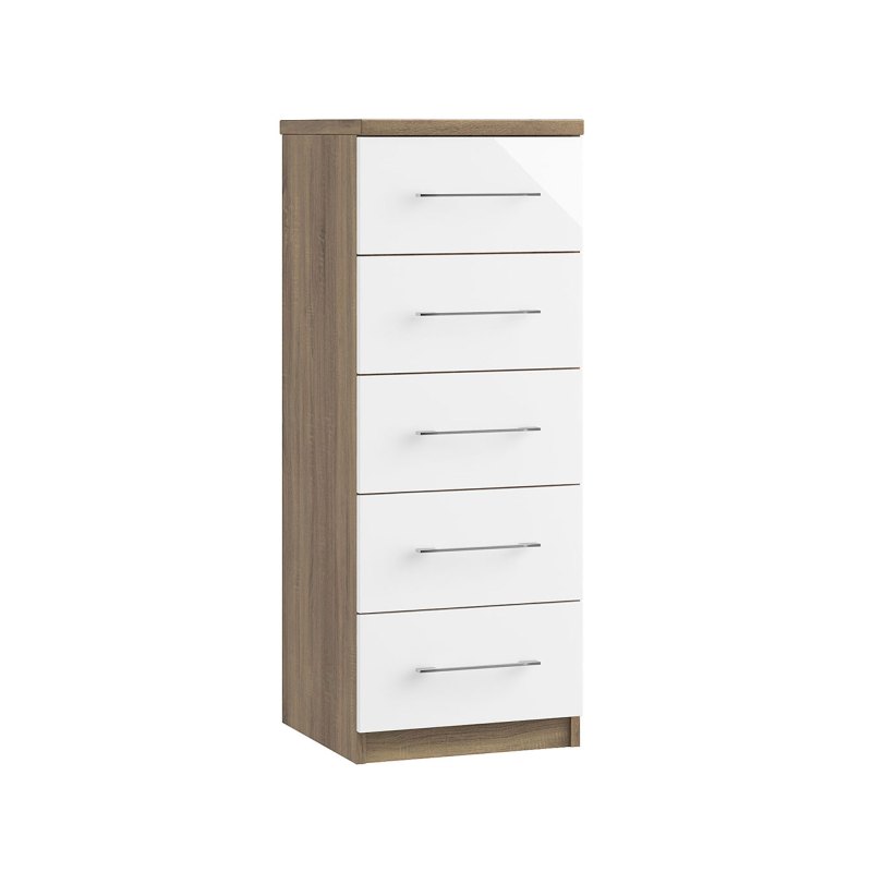 Maysons Catania 5 Drawer Narrow Chest