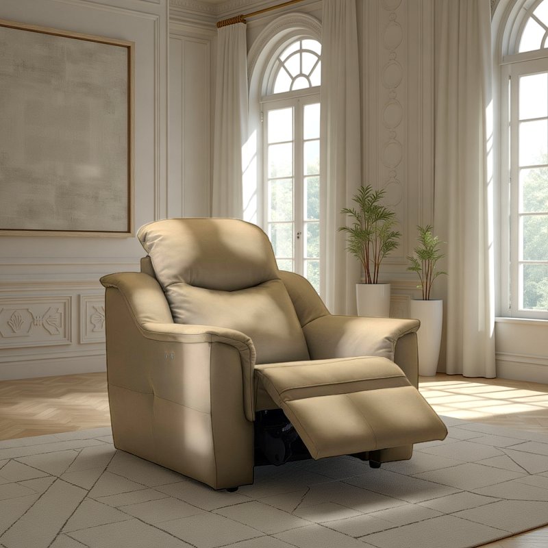 G Plan G Plan Firth Large Power Recliner Chair in Leather