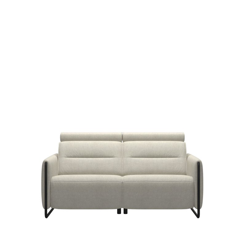 Stressless Emily 2 Seater Sofa with Steel Arms in Fabric