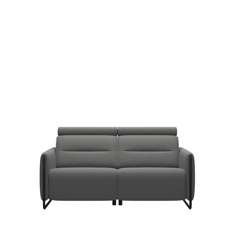 Stressless Stressless Emily 2 Seater Sofa with Steel Arms in Leather