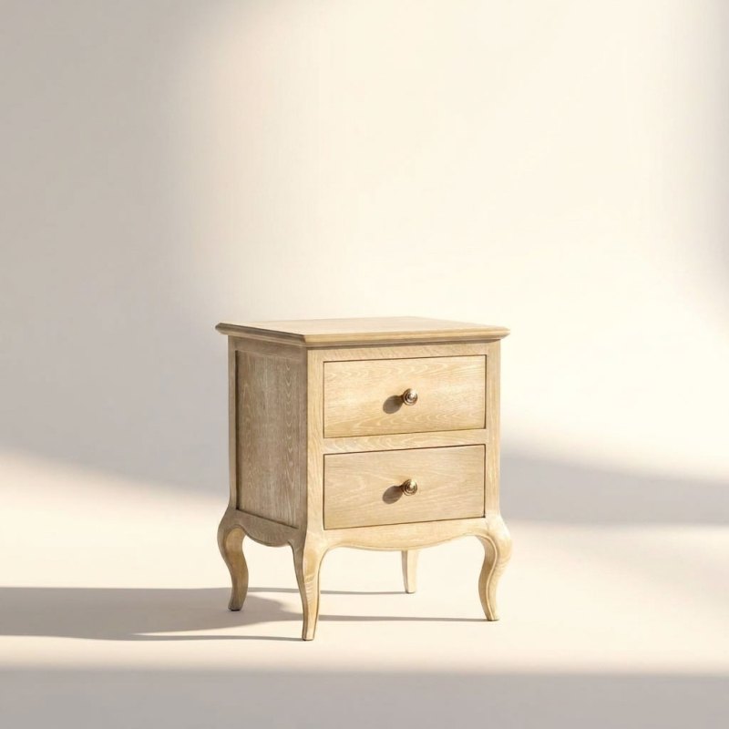 H Collection Camilla Camilla 2 Drawer Bedside