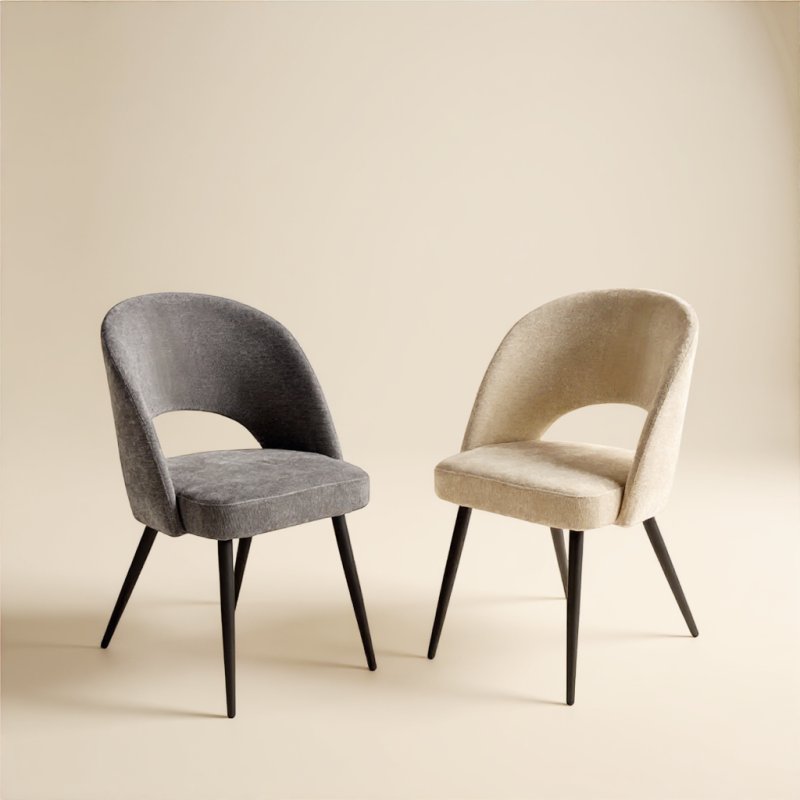 H Collection Alana Alana Set Of 2 Dining Chairs