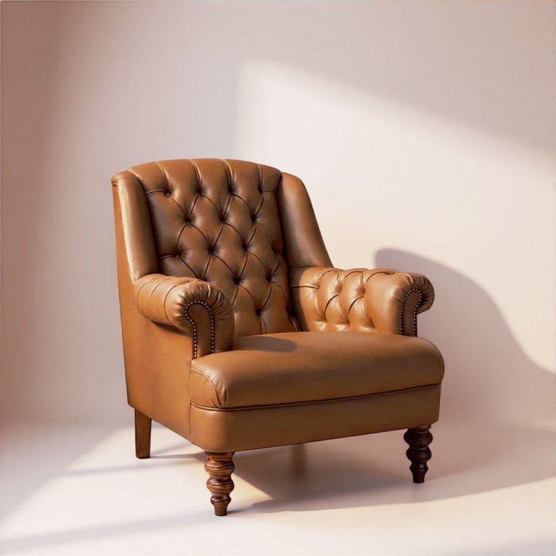 Arbroath accent chair Leather Main Image HF
