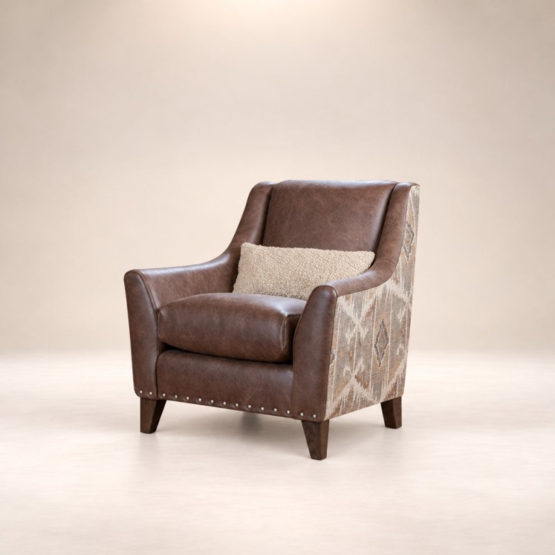 Arizona Accent Chair Two Tone Main Image HF